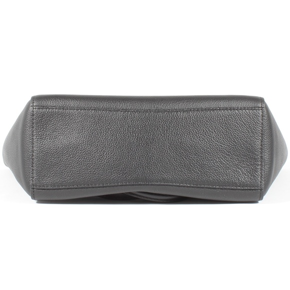 Coach Chain Shoulder Bag Black Leather Tote NEW - Picture 8 of 9